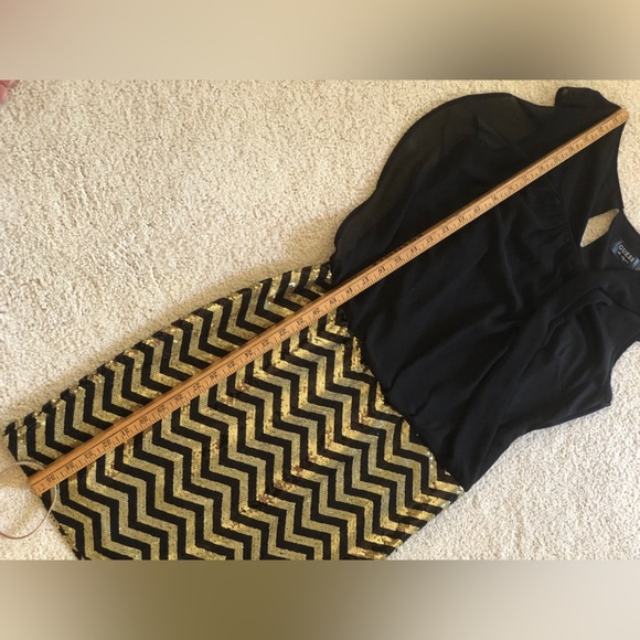 Guess sequin / chiffon blouson mini dress - Picture 14 of 16